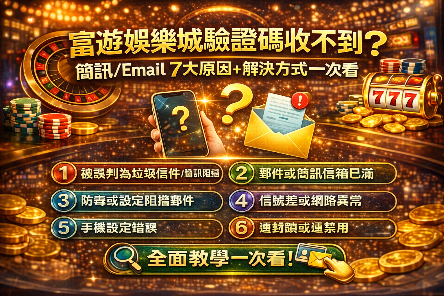 富遊娛樂城驗證碼收不到原因示意:簡訊與Email OTP延遲、攔截與風控判斷重點